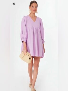 Pomander Place Lavender Gauze Millie Dress XS